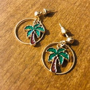 Palm Tree Earrings